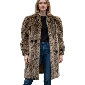 Apparence Paris Vintage Disney Minnie Mouse Faux Fur Jacket